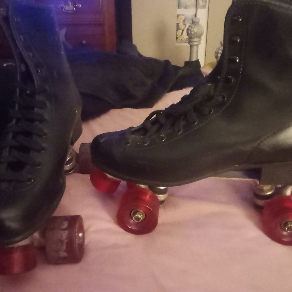 Vintage Chicago Roller Skate Co Black Men Size 9 Roller Skates